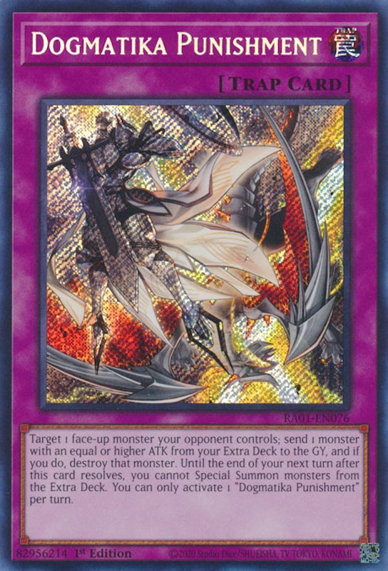 Dogmatika Punishment [RA01-EN076] Secret Rare 