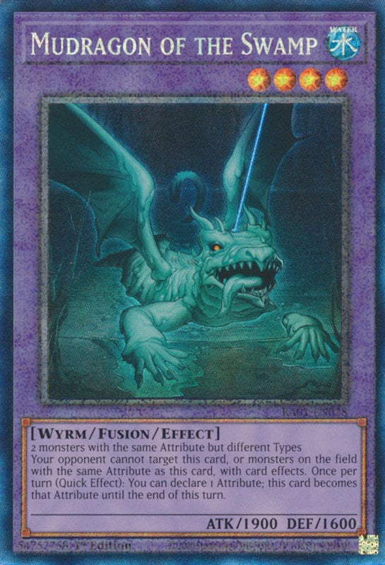 Mudragon of the Swamp [RA01-EN028] Prismatic Collector's Rare 