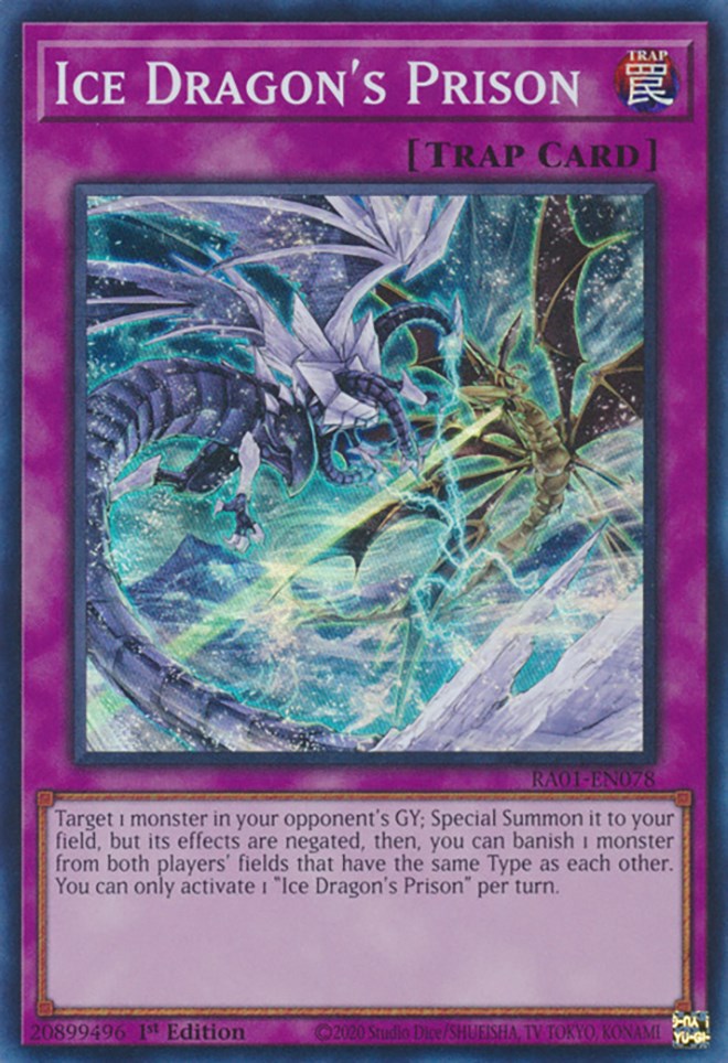 Ice Dragon's Prison [RA01-EN078] Super Rare 