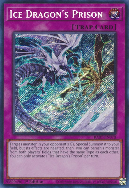 Ice Dragon's Prison [RA01-EN078] Secret Rare 