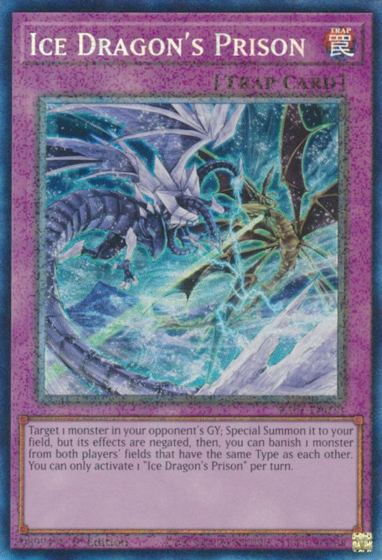 Ice Dragon's Prison [RA01-EN078] Prismatic Collector's Rare 