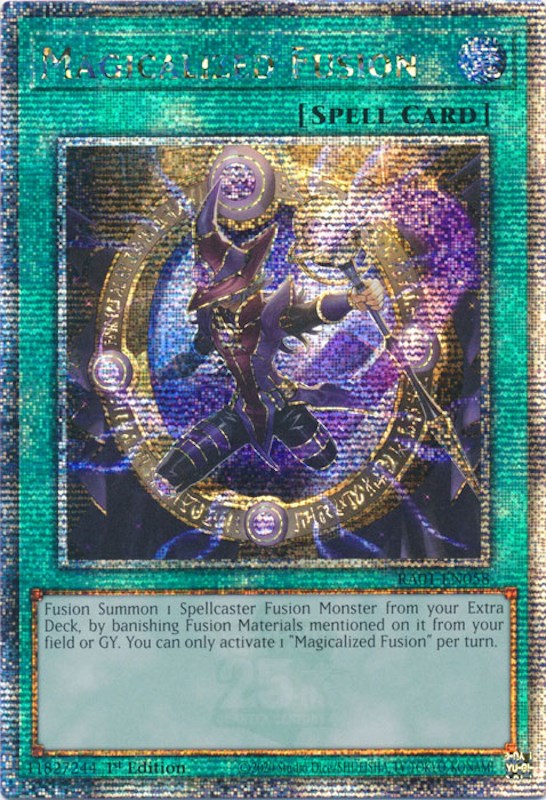 Magicalized Fusion [RA01-EN058] Quarter Century Secret Rare 