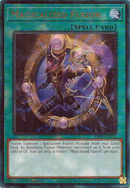 Magicalized Fusion [RA01-EN058] Prismatic Ultimate Rare 