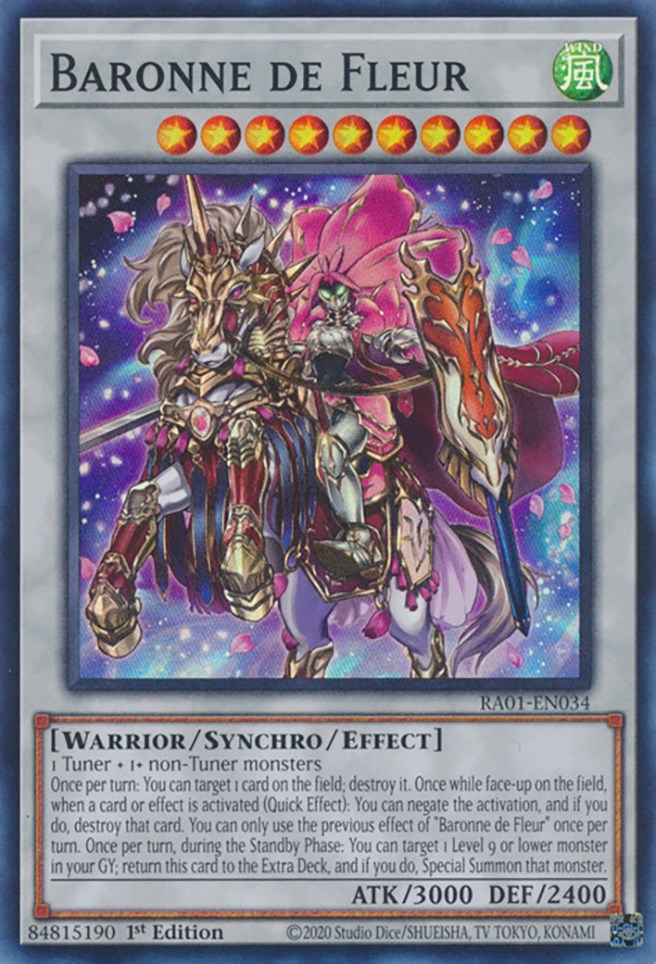 Baroness of Fleur [RA01-EN034] Super Rare 