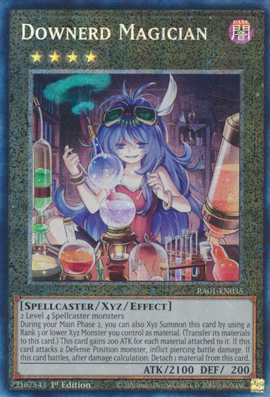Downerd Magician [RA01-EN035] Prismatic Collector's Rare 