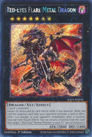Red-Eyes Flare Metal Dragon [RA01-EN038] Platinum Secret Rare 