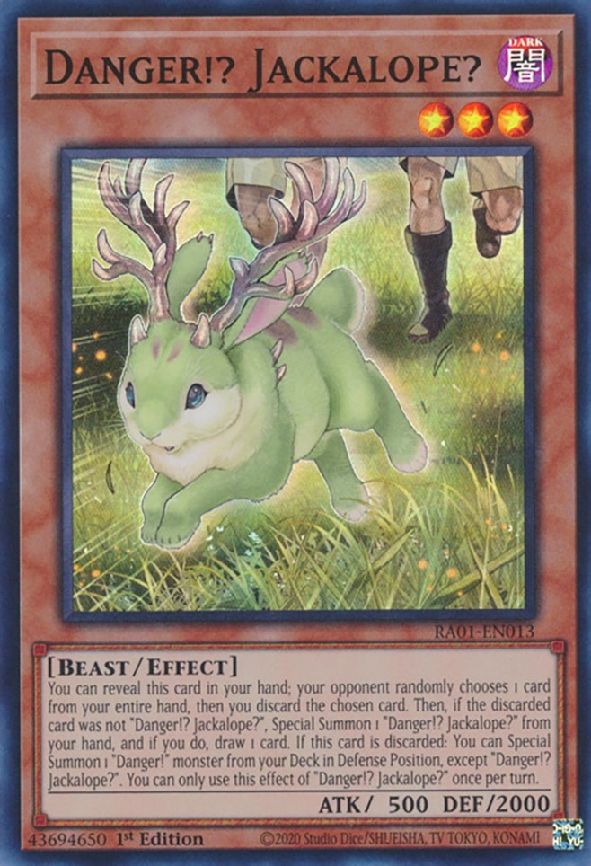 Hazard!? Jackalope? [RA01-EN013] Super Rare 