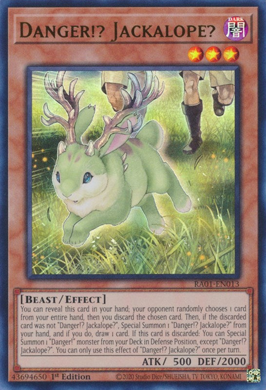 Hazard!? Jackalope? [RA01-EN013] Ultra Rare 