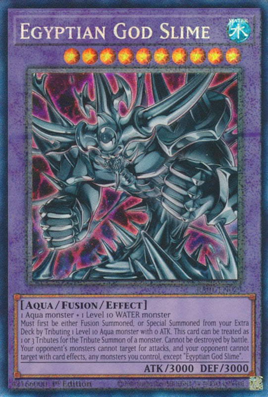 Egyptian God Slime [RA01-EN029] Prismatic Collector's Rare 