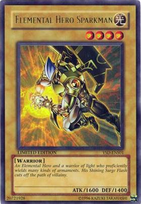 Elemental HERO Sparkman [YSD-ENS01] Ultra Rare 