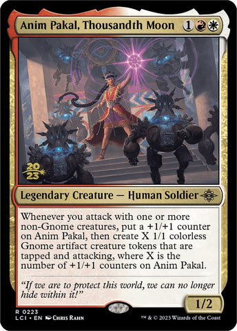 Anim Pakal, Thousandth Moon [The Lost Caverns of Ixalan Prerelease Cards] 