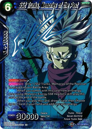 SS2 Trunks, Memories of the Past (SPR Signature) (BT7-030) [Assault of the Saiyans] 