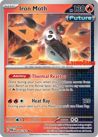 Iron Moth (028/182) (GameStop Promo) [Miscellaneous Cards] 