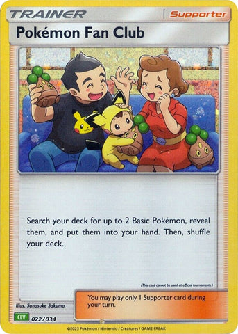 Pokemon Fan Club (CLV) [Trading Card Game Classic] 