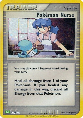 Pokemon Nurse (023/034) [Trading Card Game Classic] 