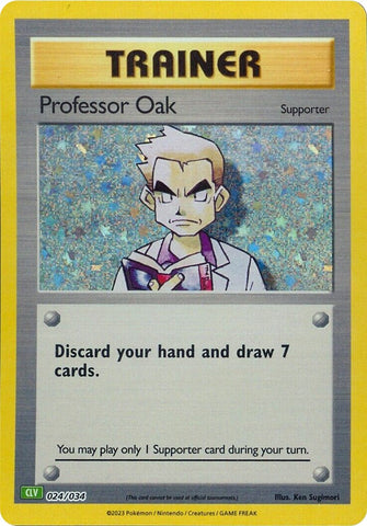 Professor Oak (CLV) [Trading Card Game Classic] 