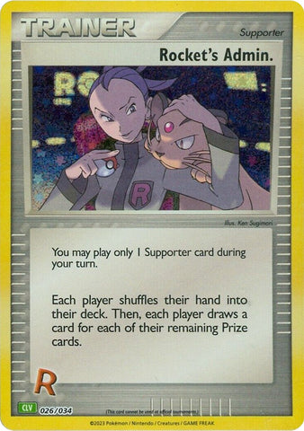 Rocket's Admin. (CLV) [Trading Card Game Classic] 
