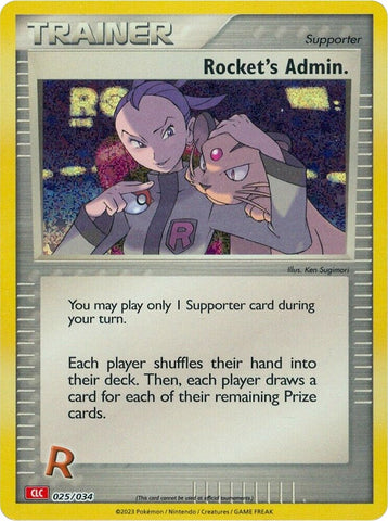Rocket's Admin. (CLC) [Trading Card Game Classic] 
