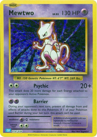 Mewtwo [Trading Card Game Classic] 