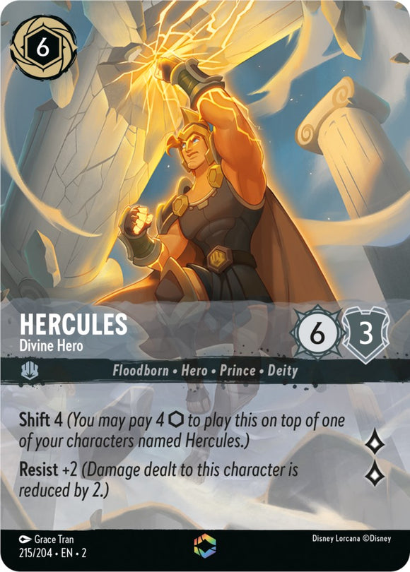 Hercules - Divine Hero (Enchanted) (215/204) [Rise of the Floodborn]