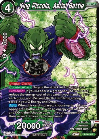King Piccolo, Aerial Battle (Zenkai Series Tournament Pack Vol.6) (Winner) (P-561) [Tournament Promotion Cards] 