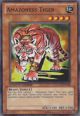 Amazoness Tiger [GLD3-EN008] Common 