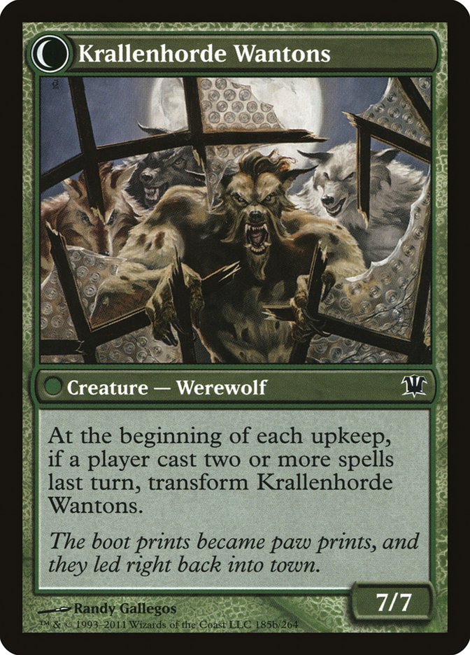 Grizzled Outcasts // Krallenhorde Wantons [Innistrad] 