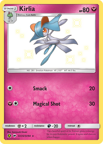 Kirlia (SV35/SV94) [Sun &amp; Moon: Hidden Fates - Shiny Vault] 
