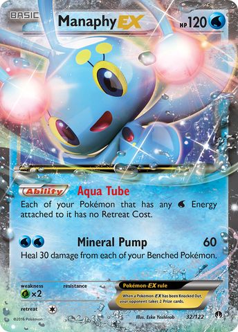 Manaphy EX (32/122) [XY: BREAKpoint] 