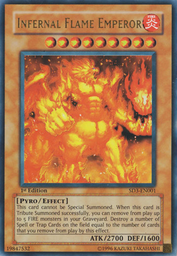 Infernal Flame Emperor [SD3-EN001] Ultra Rare 