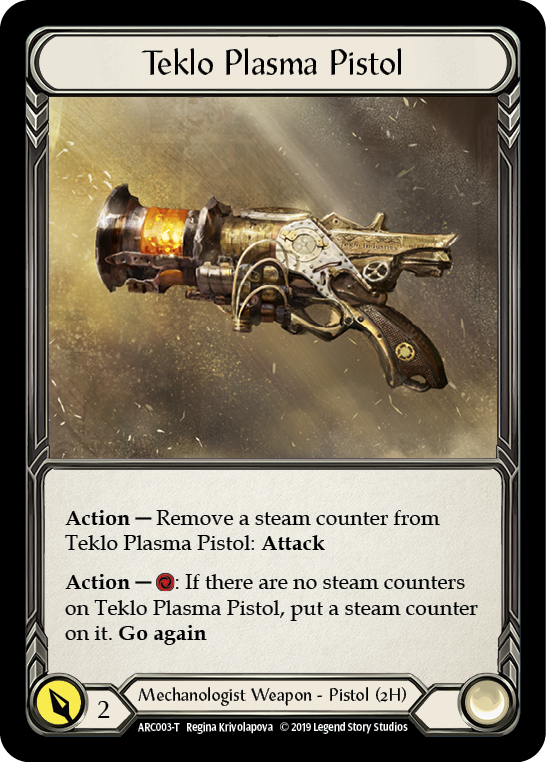 Kano // Teklo Plasma Pistol [ARC114-T // ARC003-T] (Arcane Rising) 1st Edition Normal 