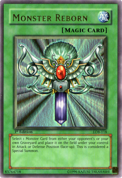 Monster Reborn [LOB-118] Ultra Rare 