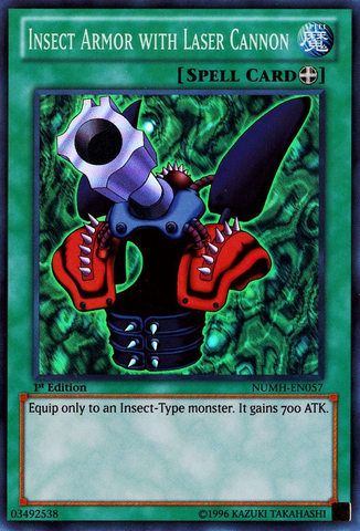 Insect Armor with Laser Cannon [NUMH-EN057] Super Rare 