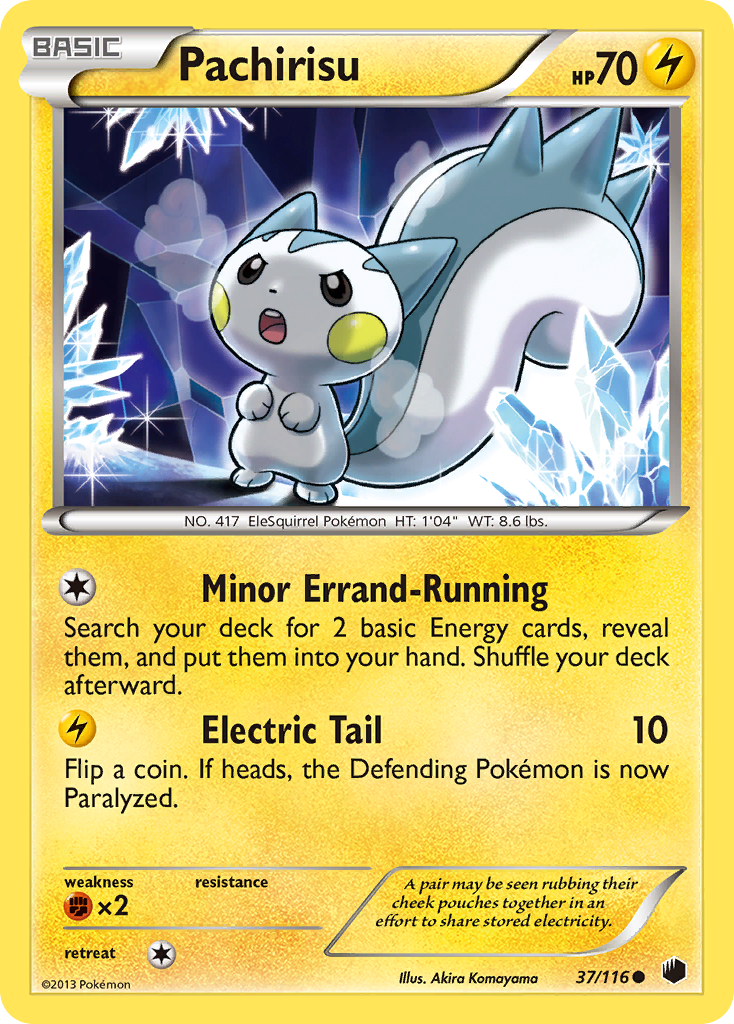 Pachirisu (37/116) [Black &amp; White: Plasma Freeze] 
