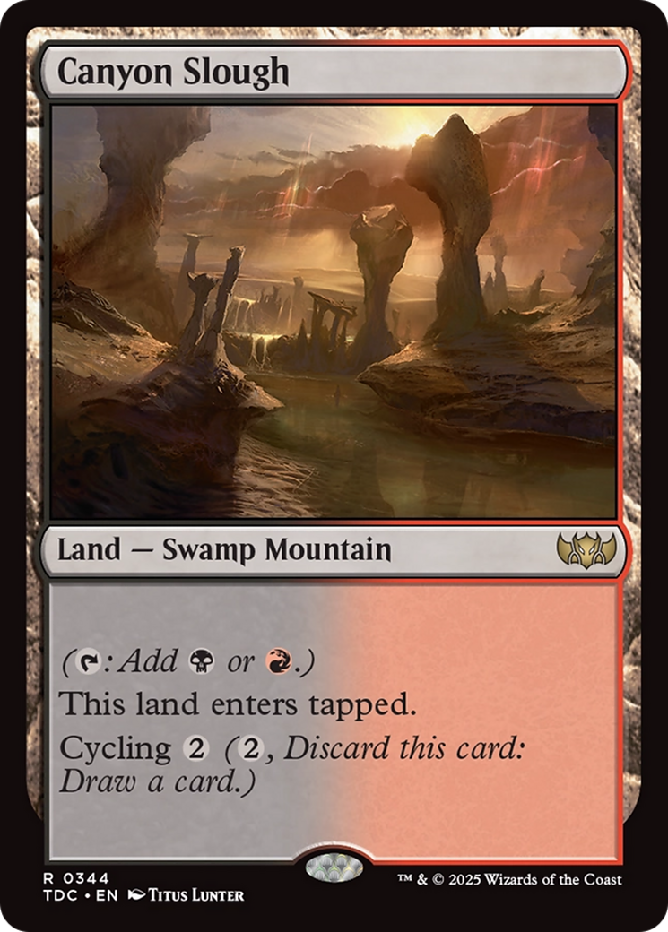 Canyon Slough [Tarkir: Dragonstorm Commander] 