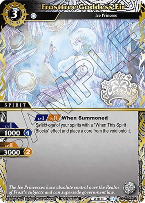 Frosttree Goddess Eir (Finalist Card Set Vol. 3) (ST03-011) [Launch & Event Promos]