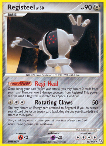 Registeel (39/146) [Diamond &amp; Pearl: Legends Awakened] 