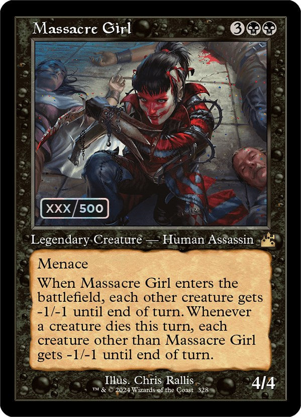 Massacre Girl (Retro) (Serialized) [Ravnica Remastered] 
