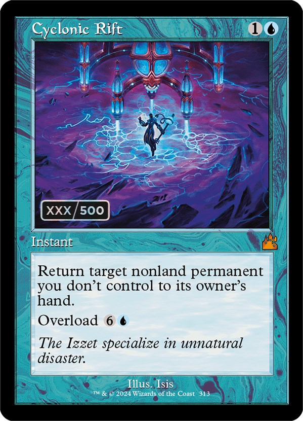 Cyclonic Rift (Retro) (Serialized) [Ravnica Remastered] 