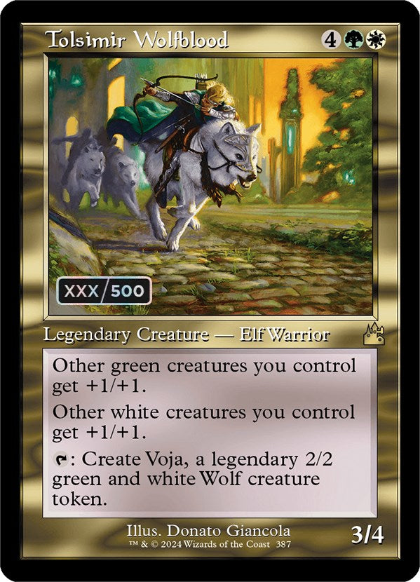 Tolsimir Wolfblood (Retro) (Serialized) [Ravnica Remastered] 