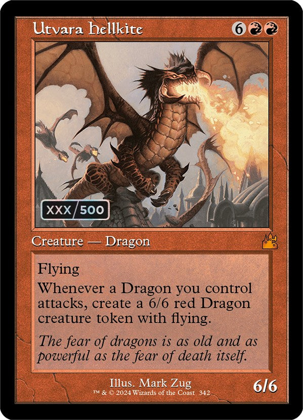 Utvara Hellkite (Retro) (Serialized) [Ravnica Remastered] 