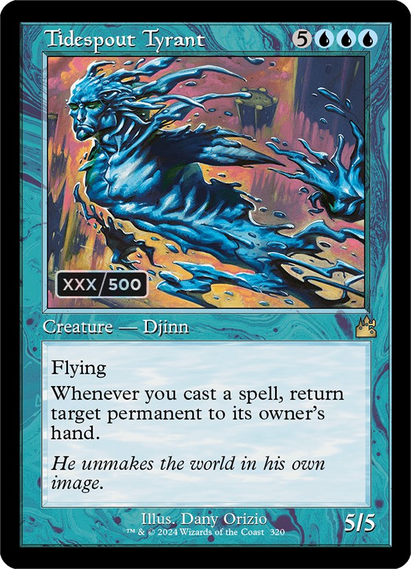 Tidespout Tyrant (Retro) (Serialized) [Ravnica Remastered] 