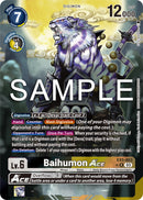 Baihumon Ace [EX5-053] (Alternate Art) [Animal Colosseum] 