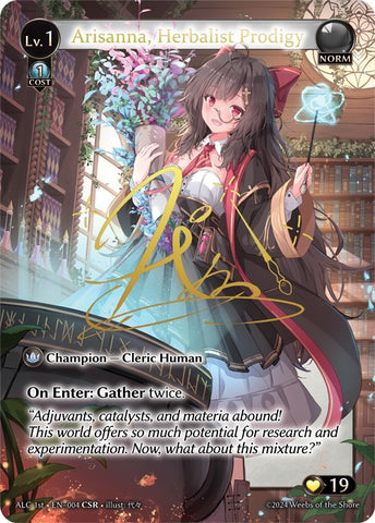 Arisanna, Herbalist Prodigy (CSR) (4) [Alchemical Revolution] 