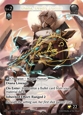 Diana, Deadly Duelist (CSR) (009A) (009A) [Alchemical Revolution] 
