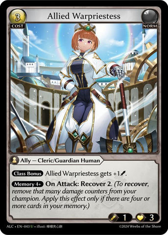 Allied Warpriestess (43) [Alchemical Revolution] 