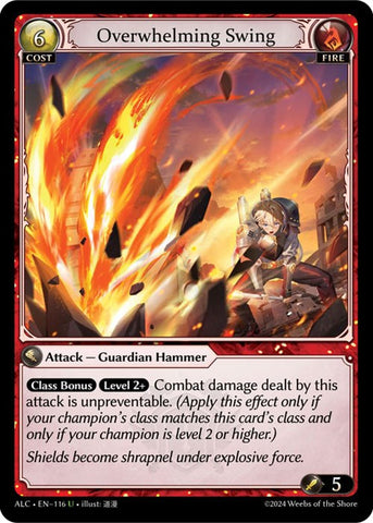 Overwhelming Swing (116) [Alchemical Revolution] 