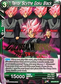 Terror Scythe Goku Black (Titan Player Stamped) (BT3-075) [Tournament Promotion Cards] 