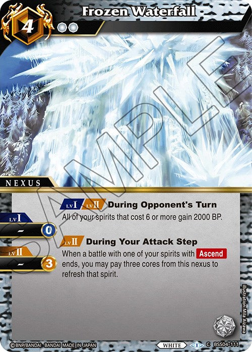 Frozen Waterfall (BSS04-111) [Savior of Chaos] 