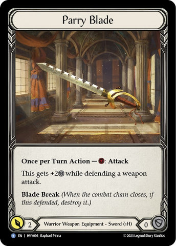 Parry Blade [HVY096] (Heavy Hitters) Cold Foil 